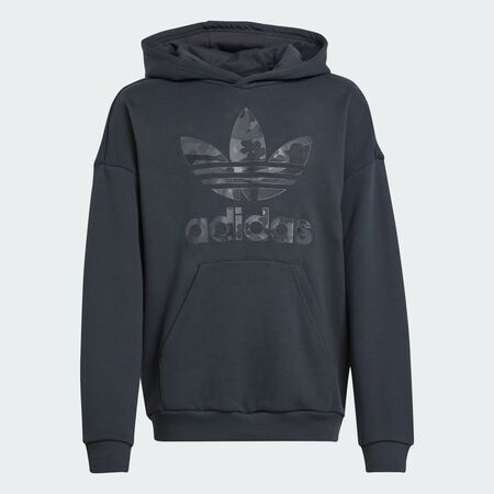 ADIDAS ORIGINALS Trefoil Hoodie Kids Carbon JUNIOR