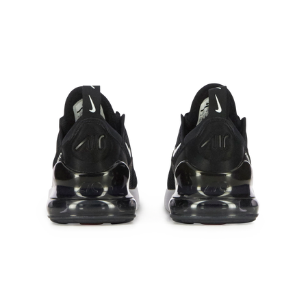 NIKE AIR MAX 270 SNEAKERS ENFANT NOIR BLANC LACETS ELASTIQUES Courir