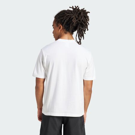ADIDAS SPORTSWEAR Essentials Small Logo Single Jersey Tee White / Black MEN