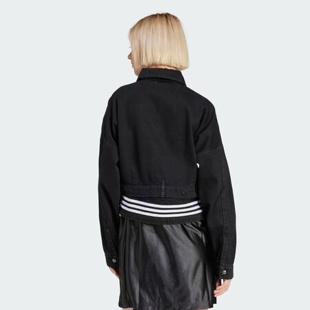 ADIDAS ORIGINALS JACKET FZ ADIBREAK DENIM BLACK/WHITE WOMEN