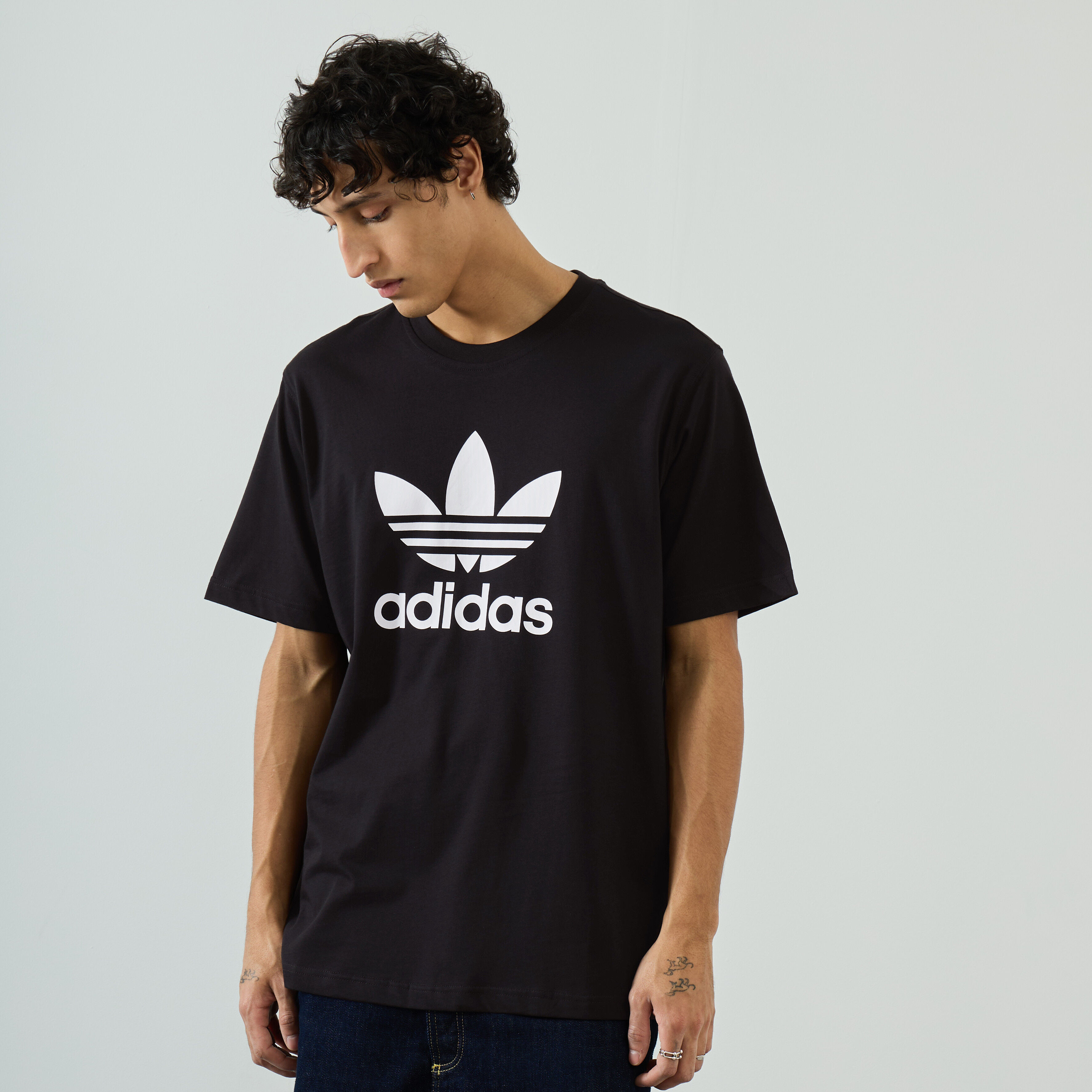 Adidas jeans sale noir