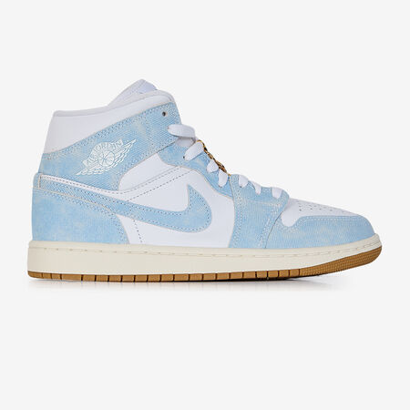 JORDAN air jordan 1 AIR JORDAN 1 MID SE BLANC/BLEU FEMME