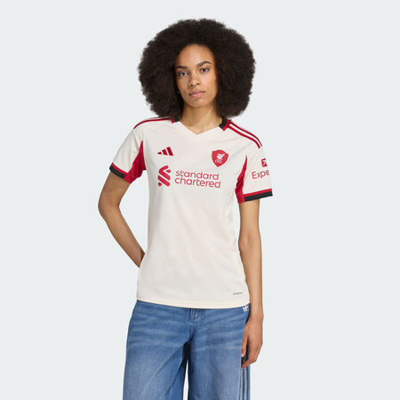 ADIDAS PERFORMANCE Liverpool FC 25/26 Away Jersey Wonder White WOMEN