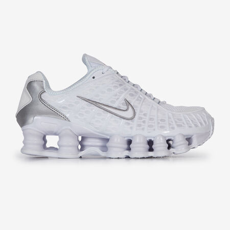 NIKE shox SHOX TL BLANC/ARGENT FEMME