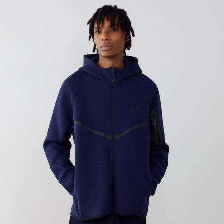 NIKE JACKET TECH FLEECE FZ MARINE/NOIR HOMME