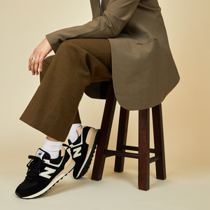 New balance 574 femme top cuir