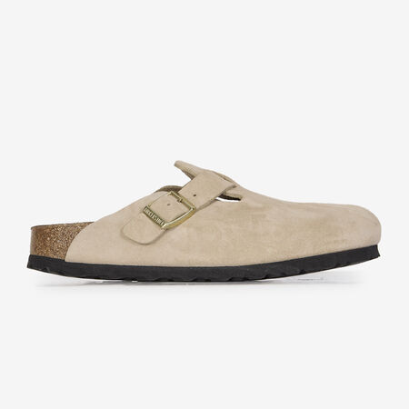 BIRKENSTOCK boston BOSTON SUEDE SANDCASTLE BEIGE FEMME