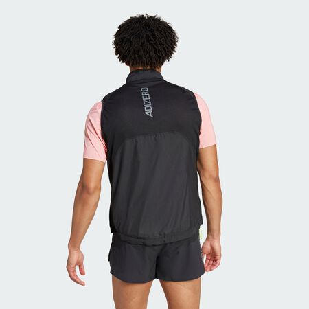 ADIDAS PERFORMANCE Doudoune sans manches matelassée de running Adizero Black HOMME