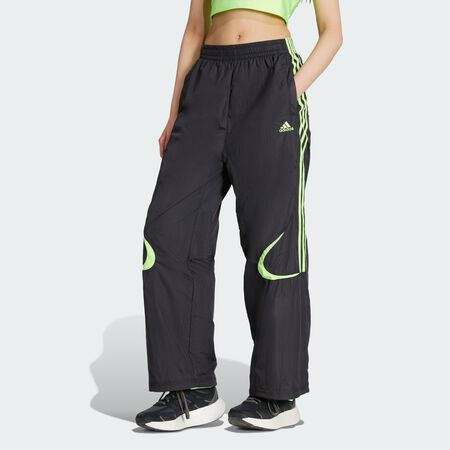 ADIDAS ORIGINALS Teamgeist Adicolor Oversized Track Pants Black WOMEN