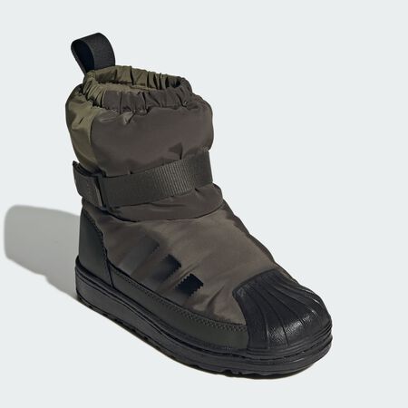 ADIDAS ORIGINALS Superstar 360 Winterized Boot Shoes Kids Shadow Olive / Core Black / Focus Olive TODDLERS