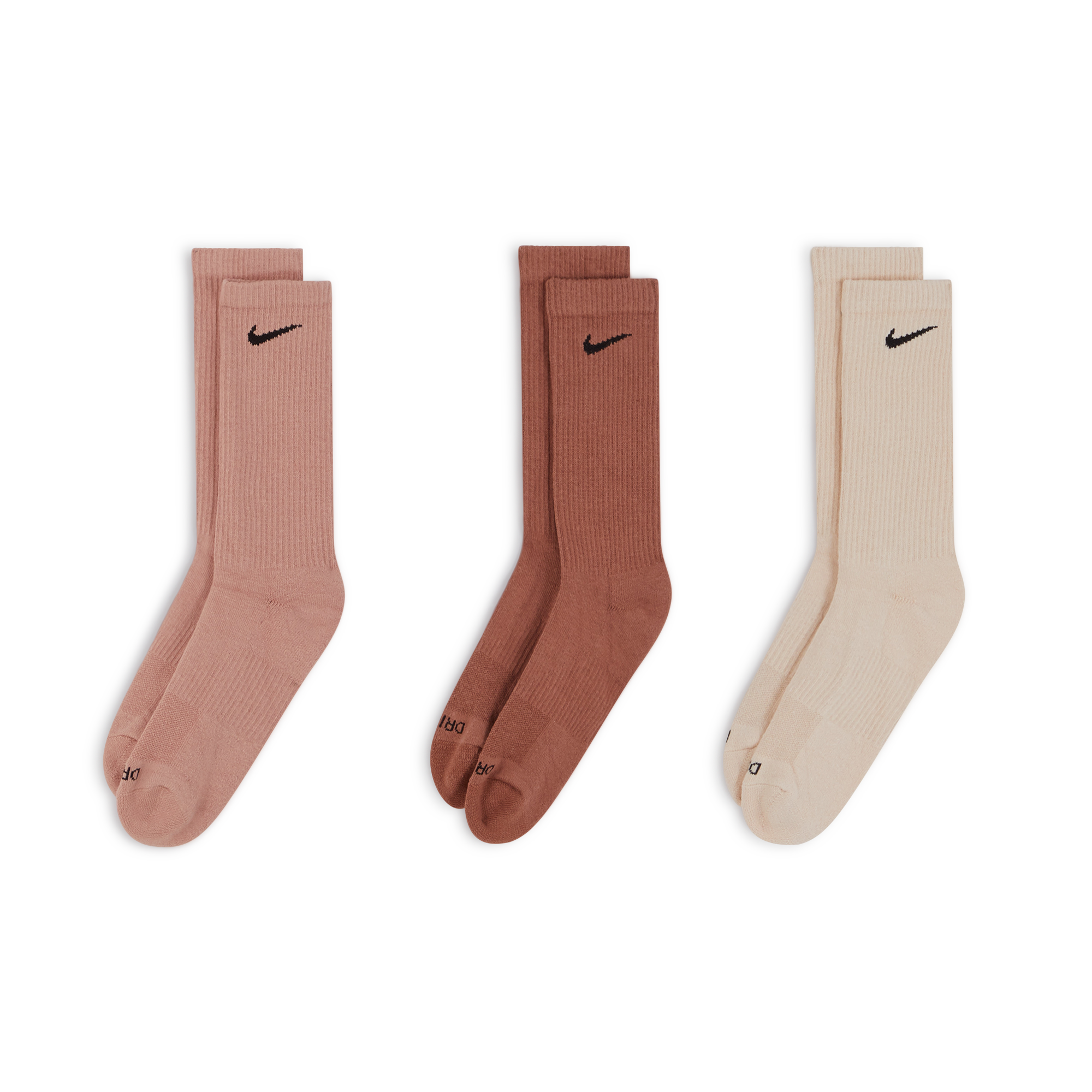 Chaussettes Nike Everyday Plus Socks 3 Pairs SX6888 914 - vue 3