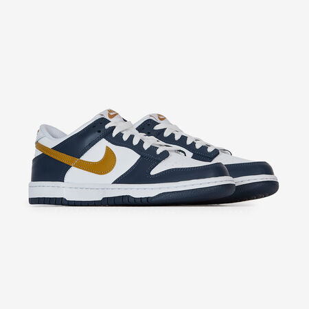 NIKE dunk DUNK LOW WHITE/NAVY BLUE JUNIOR