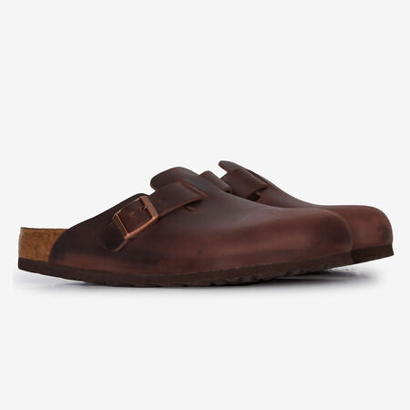 BIRKENSTOCK boston BOSTON LEATHER HABANA MARRON HOMME