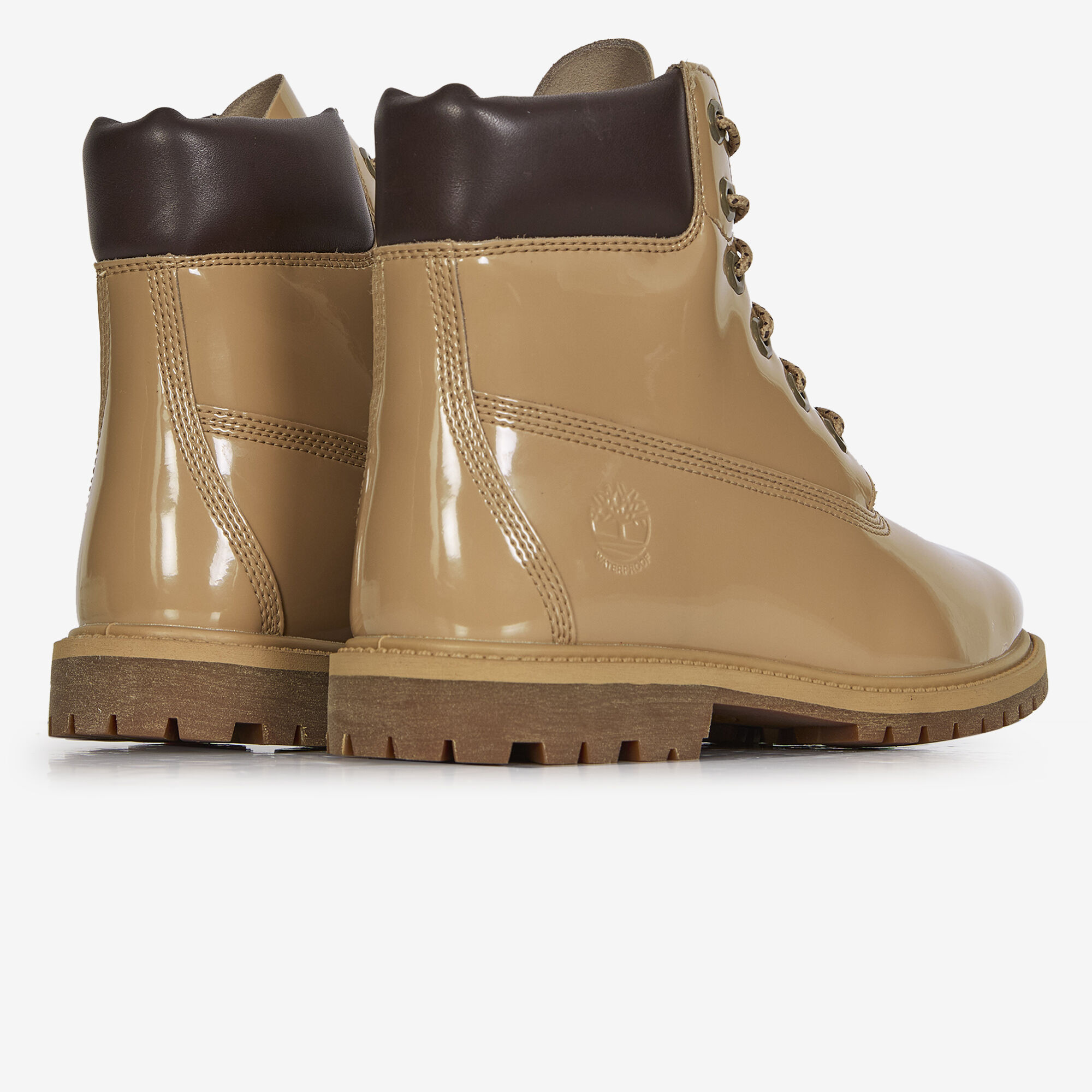 6 Inch  Patent  Beige