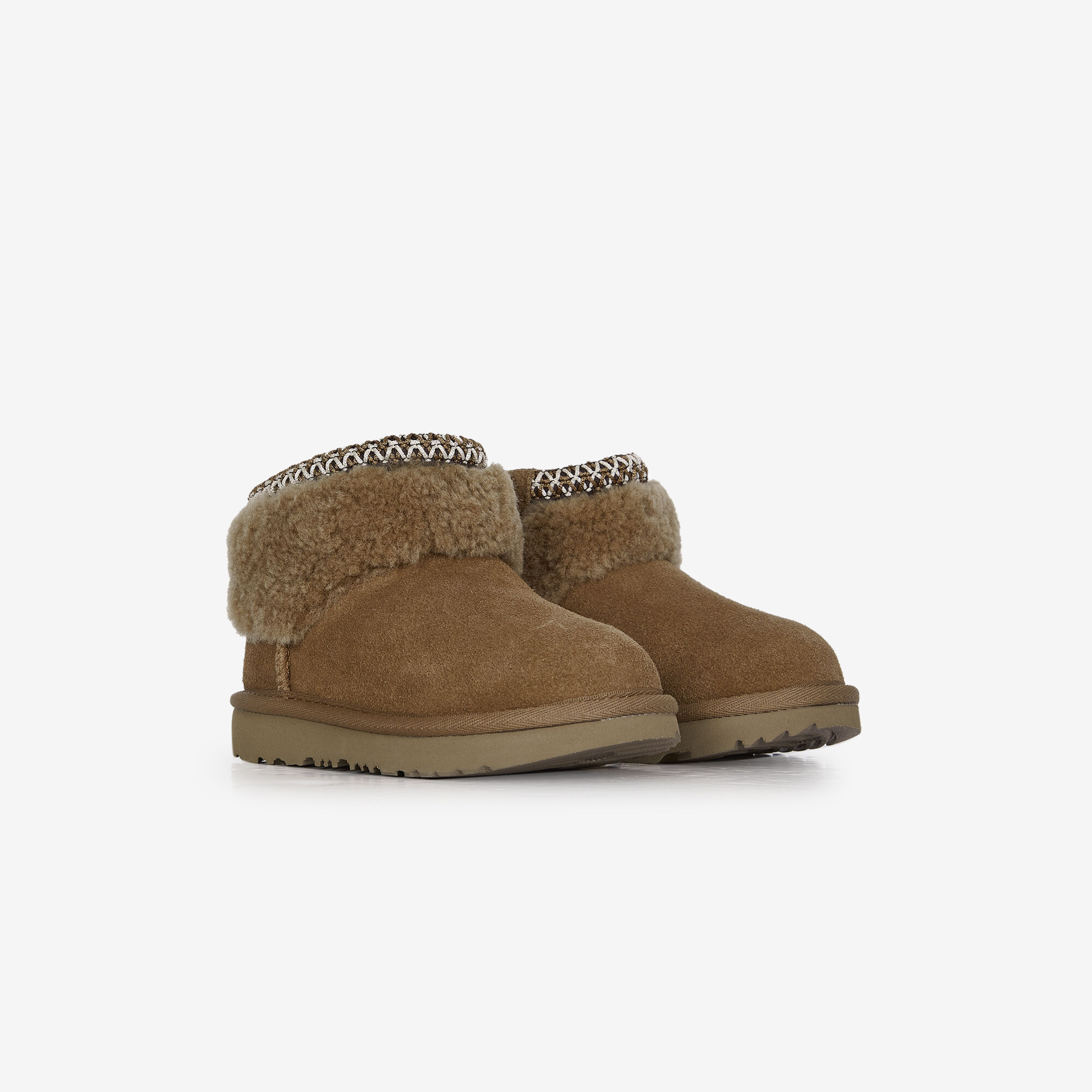 Bottines et boots UGG T Classic Ultra Mini Maxi Curly pour Enfant - vue 3