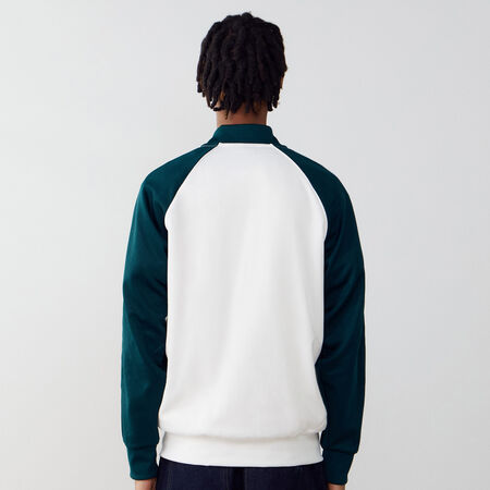 ADIDAS ORIGINALS JACKET FZ SUPERSTAR BLANC/VERT HOMME