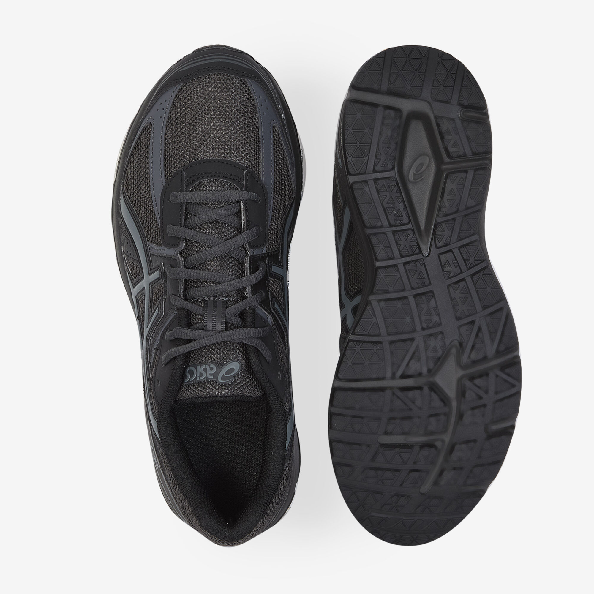 Baskets Asics BASKETS JOG NOIRES ET ARGENTÉES - vue 3