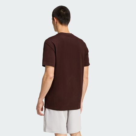 ADIDAS ORIGINALS TEE SHIRT ESSENTIAL MARRON HOMME
