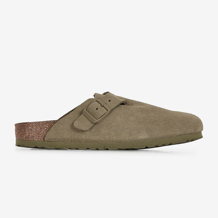 BIRKENSTOCK boston BOSTON SUEDE FADED KHAKI KAKI FEMME