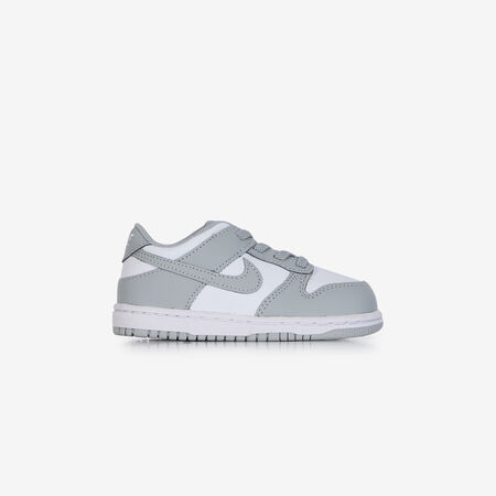 DUNK LOW : GRIS/BLANC