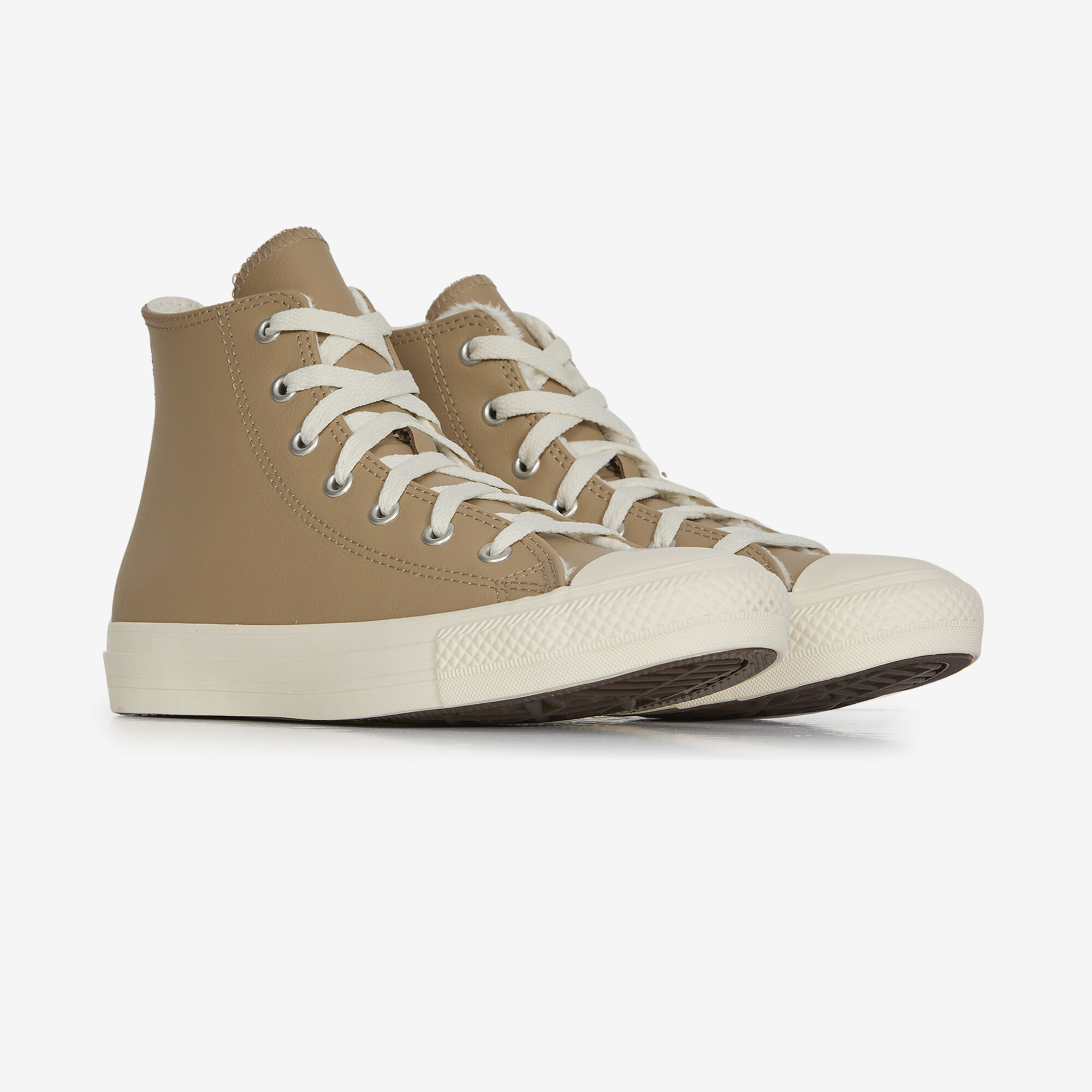 Chuck Taylor All Star Leather + Fuzzy Lining - vue 8