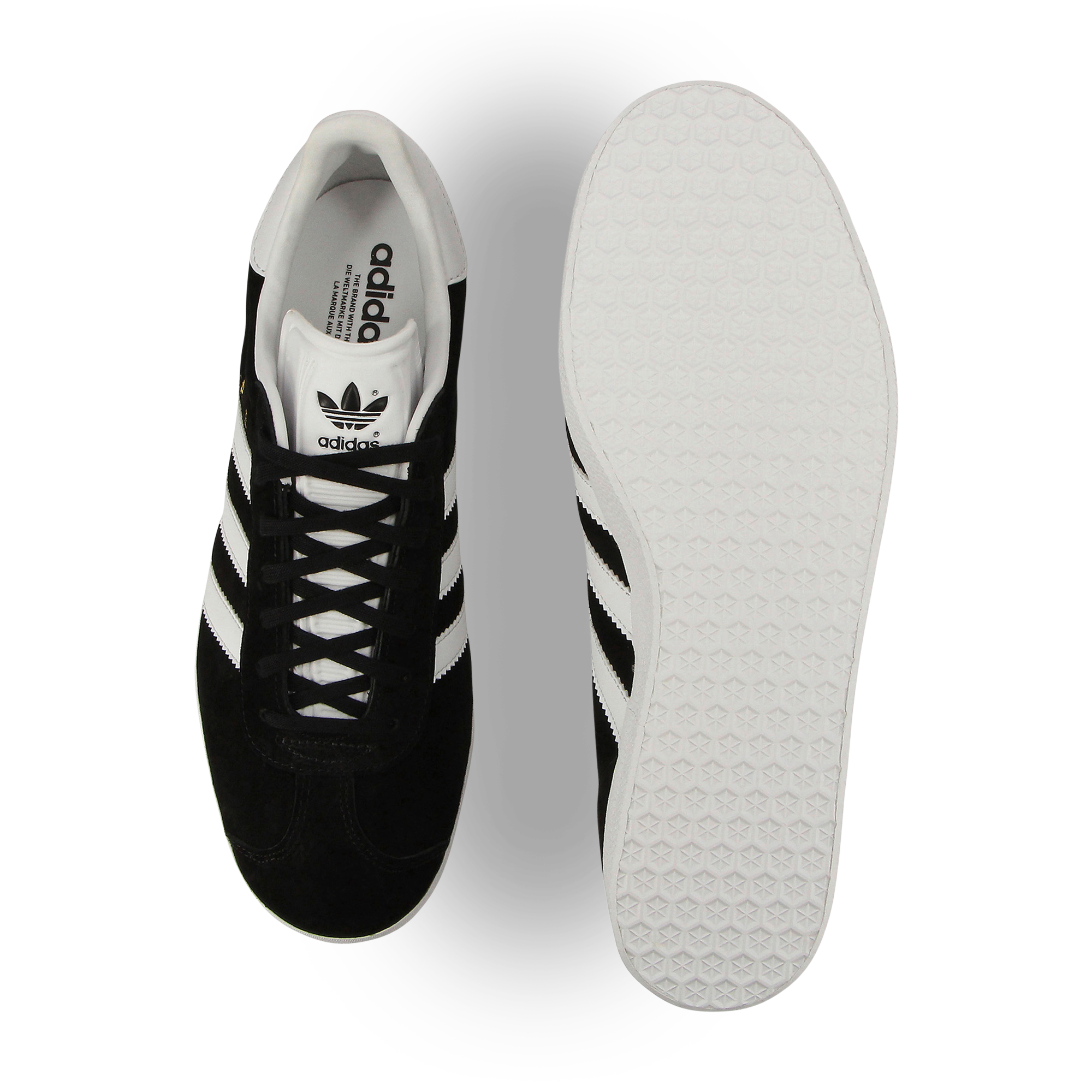 gazelle homme noir et blanche