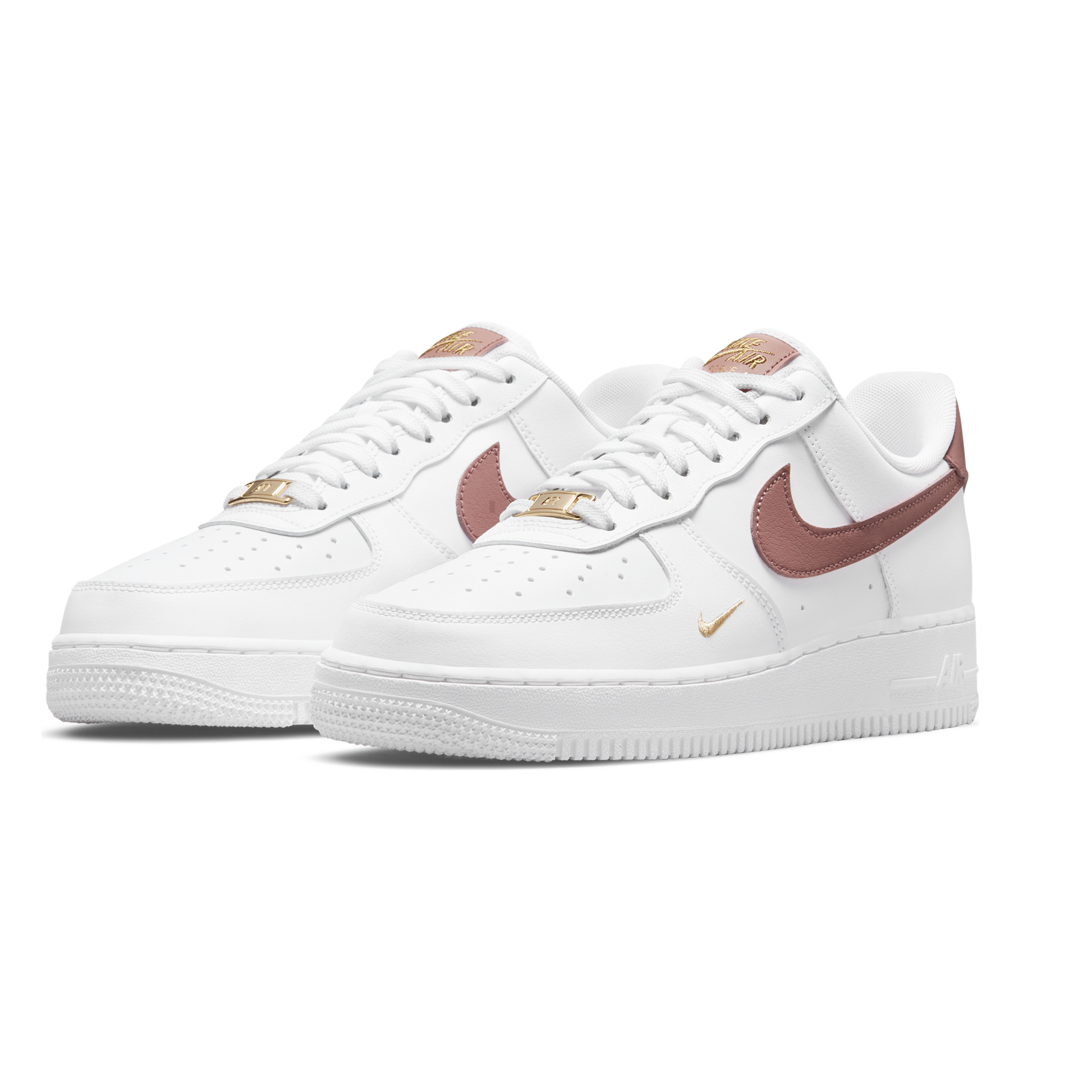 Air Force 1 Low Mini Swoosh  Blanc/rose
