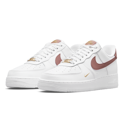 Nike air force 1 white and rose gold store