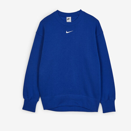 NIKE SWEAT CREW PHOENIX LONG OVERSIZED BLUE/WHITE WOMEN