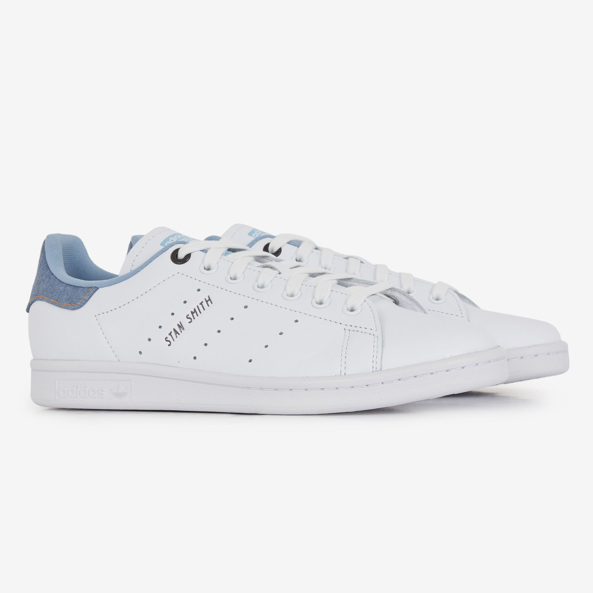 ADIDAS ORIGINALS STAN SMITH DENIM BLANC BLEU BLANC BLEU SNEAKERS