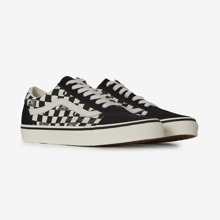 VANS old skool OLD SKOOL CHECK BLACK/WHITE JUNIOR