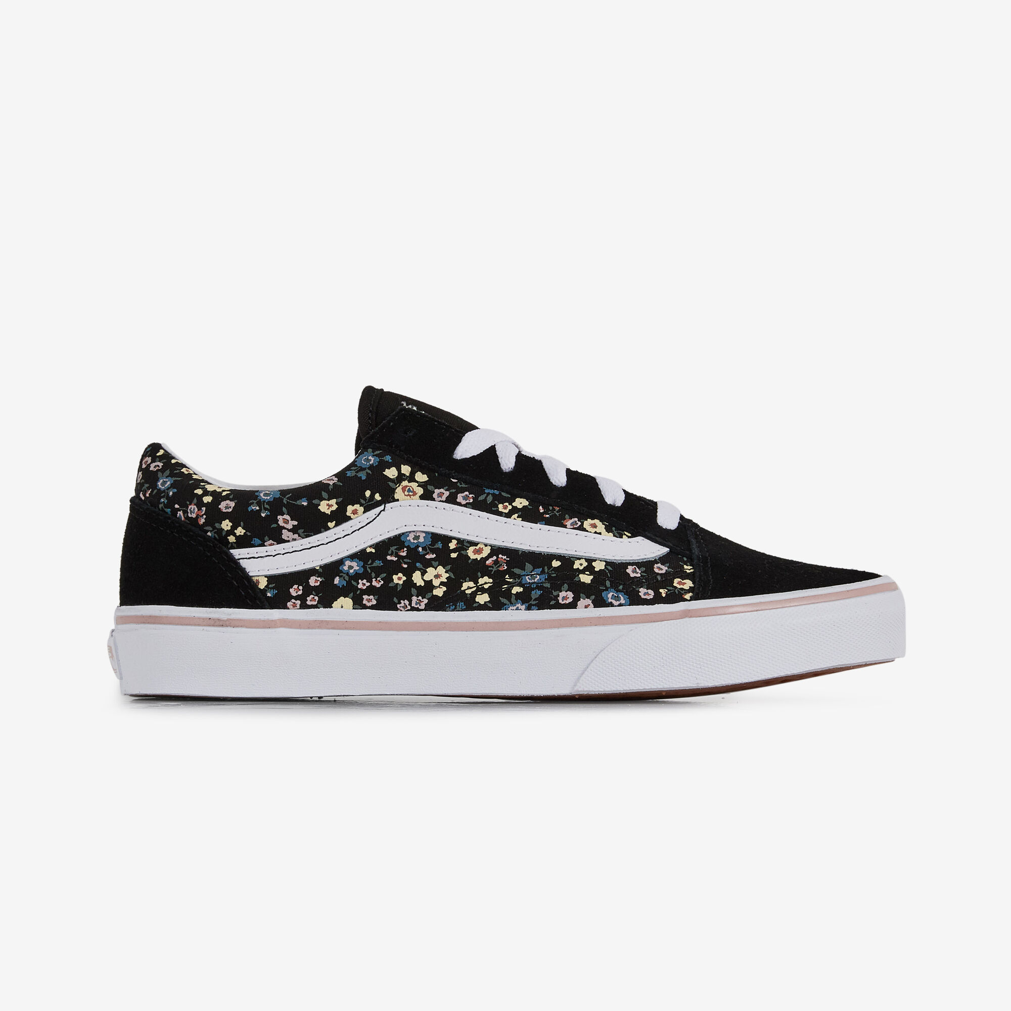 VANS OLD SKOOL FLORAL NOIR MULTICOLORE SNEAKERS ENFANT Courir