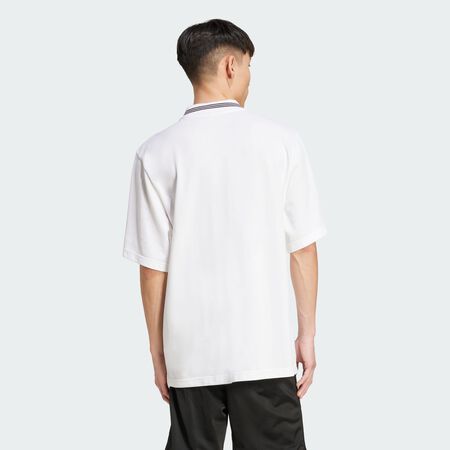ADIDAS ORIGINALS adidas Adicolor Loose Polo White / Black MEN