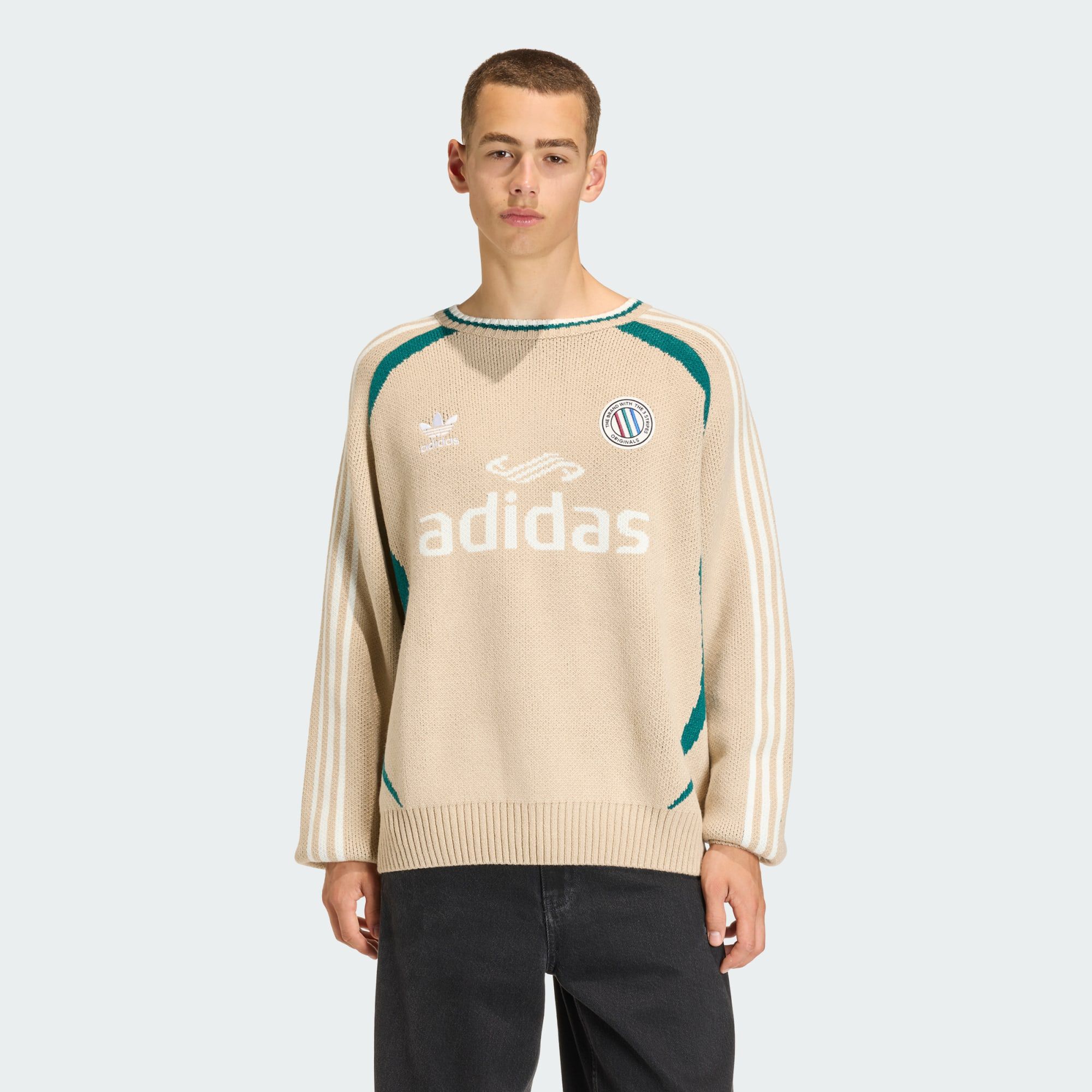 ADIDAS ORIGINALS ADICOLOR BLOKECORE PULLOVER UNISEX Wonder Beige