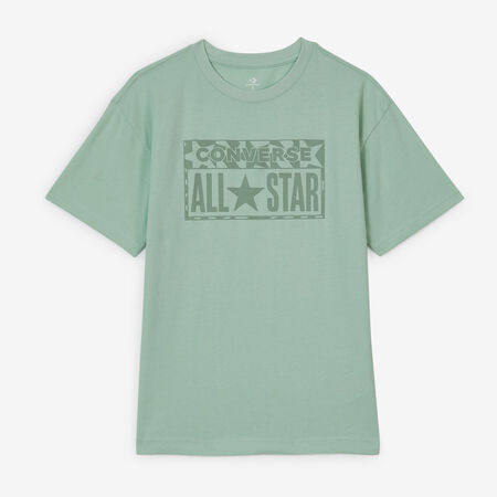 CONVERSE TEE-SHIRT LOOSE FIT VERT VERT JUNIOR