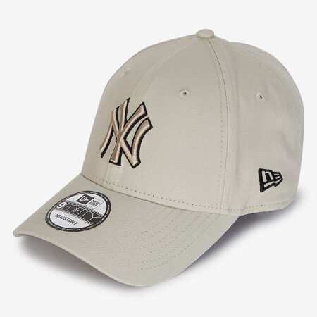NEW ERA 9FORTY NY TEAM OUTLINE BEIGE HOMME