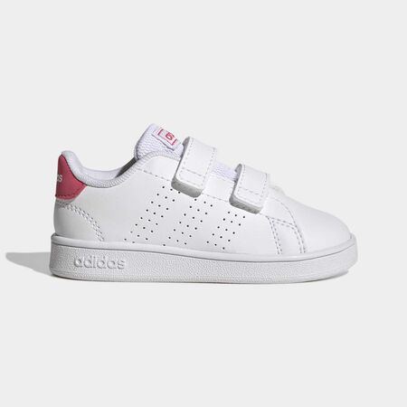 ADIDAS SPORTSWEAR Chaussure à double scratch Advantage Lifestyle Court Cloud White / Real Pink / Core Black BÉBÉ