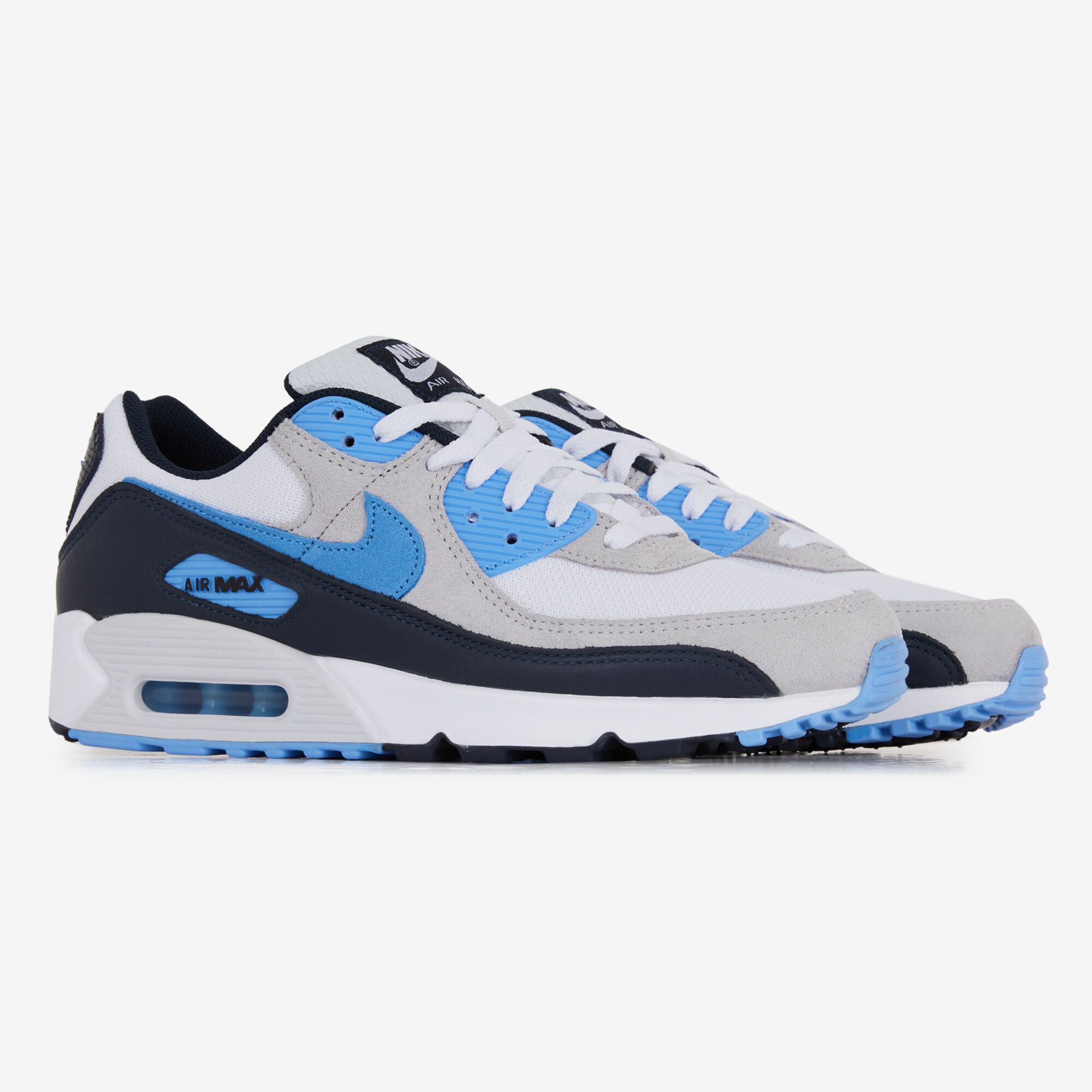 Air max 90 hot sale bleu et blanc