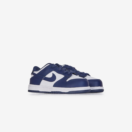 NIKE dunk DUNK LOW BLANC/MARINE BÉBÉ