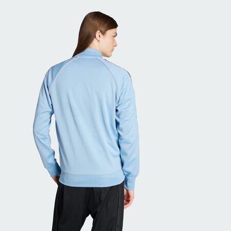 ADIDAS ORIGINALS Veste de survêtement Adicolor Classics SST Ash Blue / White HOMME
