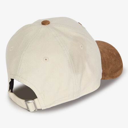NEW ERA 9FORTY WOMEN NY FAUX SUEDE BEIGE/MARRON FEMME