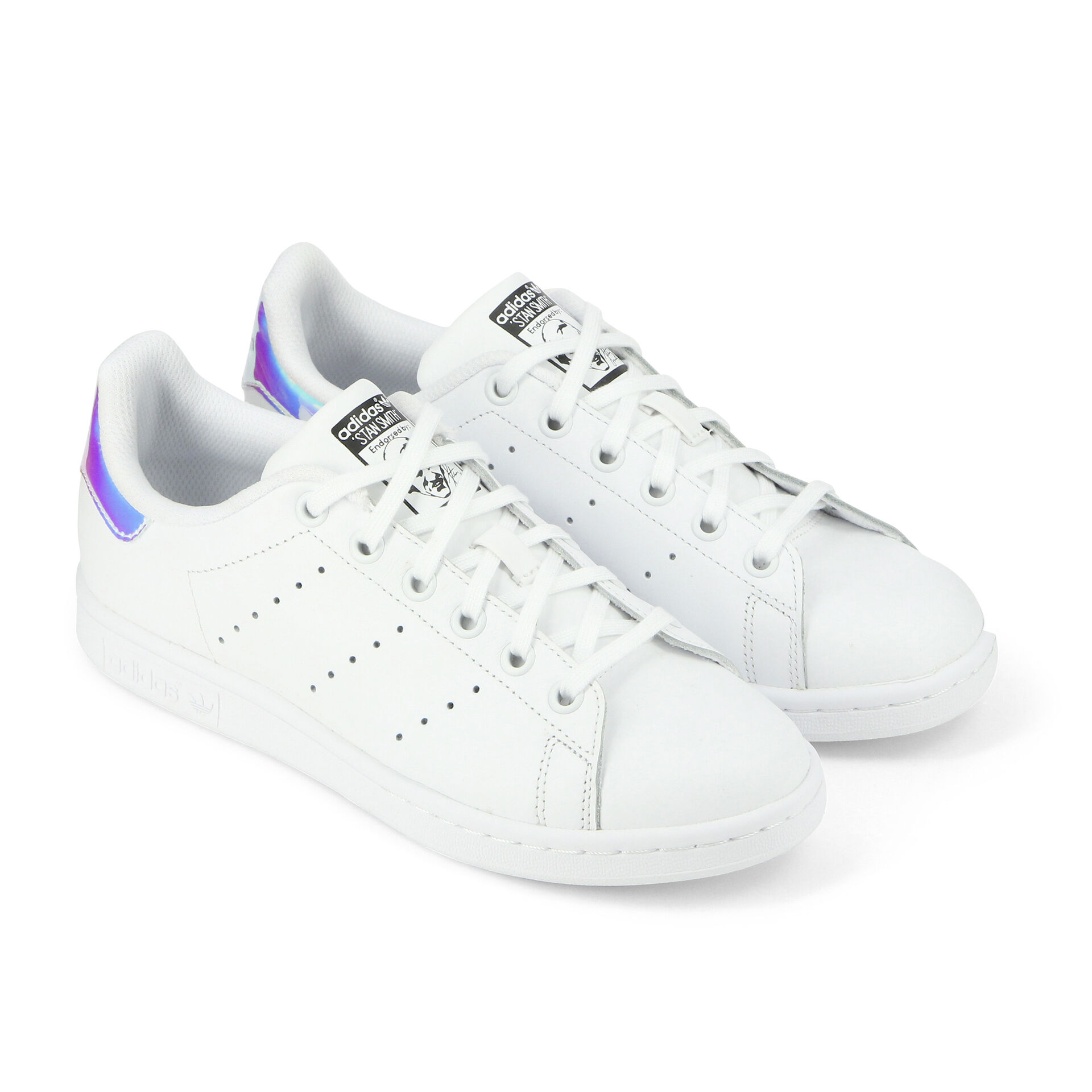 Adidas originals - Stan smith iridescent Blanc Blanc | Courir ... STAN SMITH IRIDESCENT ...