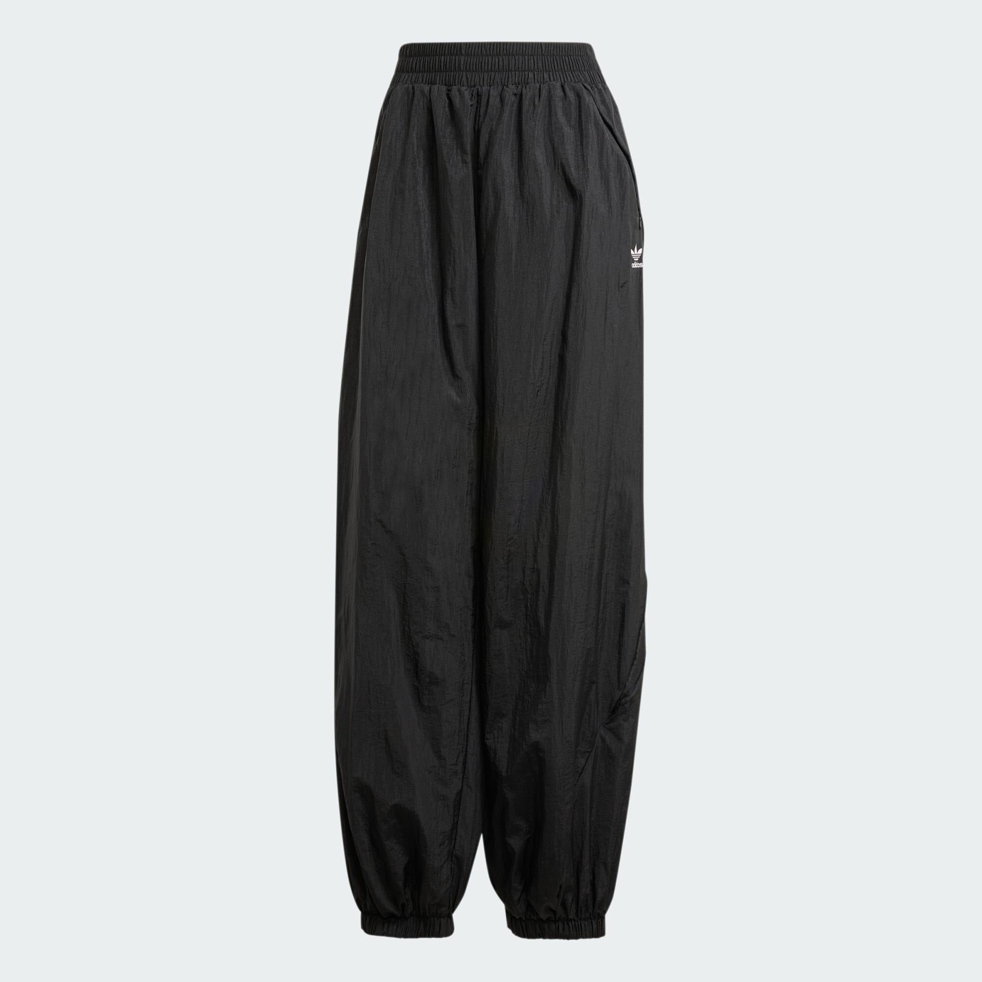 ADIDAS ORIGINALS Pantalon large en toile Black PANTALON FEMME Courir