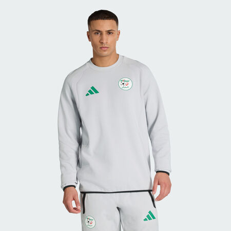 ADIDAS PERFORMANCE Algeria Tiro Tech Crew Sweatshirt Team Light Grey MEN