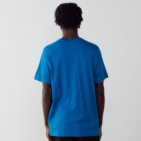 NIKE TEE SHIRT CLUB BLUE/WHITE MEN