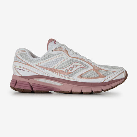 SAUCONY PROGRID GUIDE 7 WHITE/PINK WOMEN