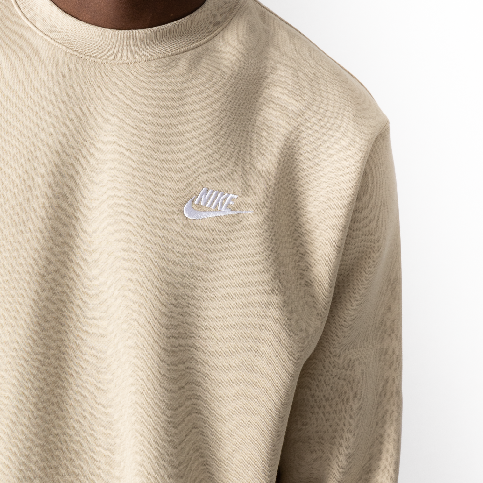Pull nike homme beige discount