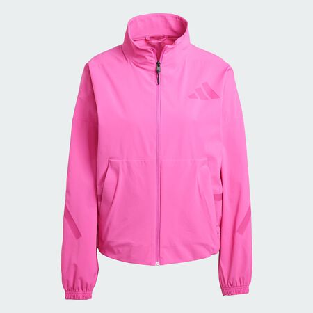 ADIDAS ORIGINALS adidas Z.N.E. Woven Full-Zip Track Top Semi Lucid Fuchsia WOMEN