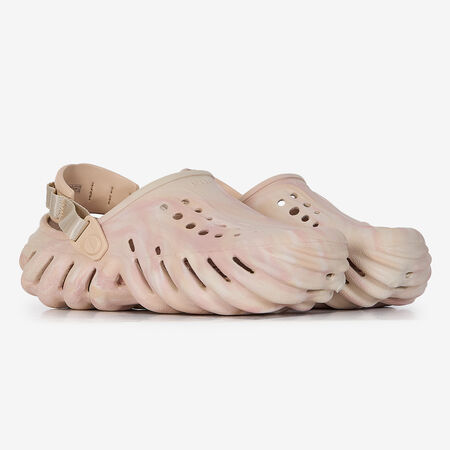 CROCS ECHO CLOG BEIGE/PINK WOMEN