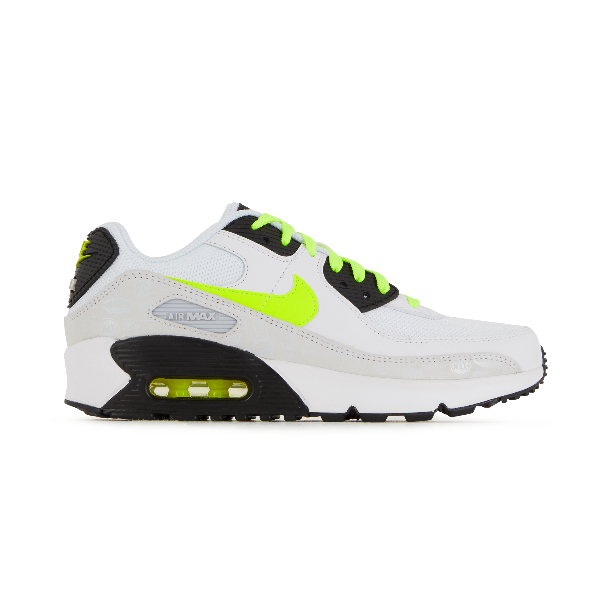 air max 90 jaune fluo jordan